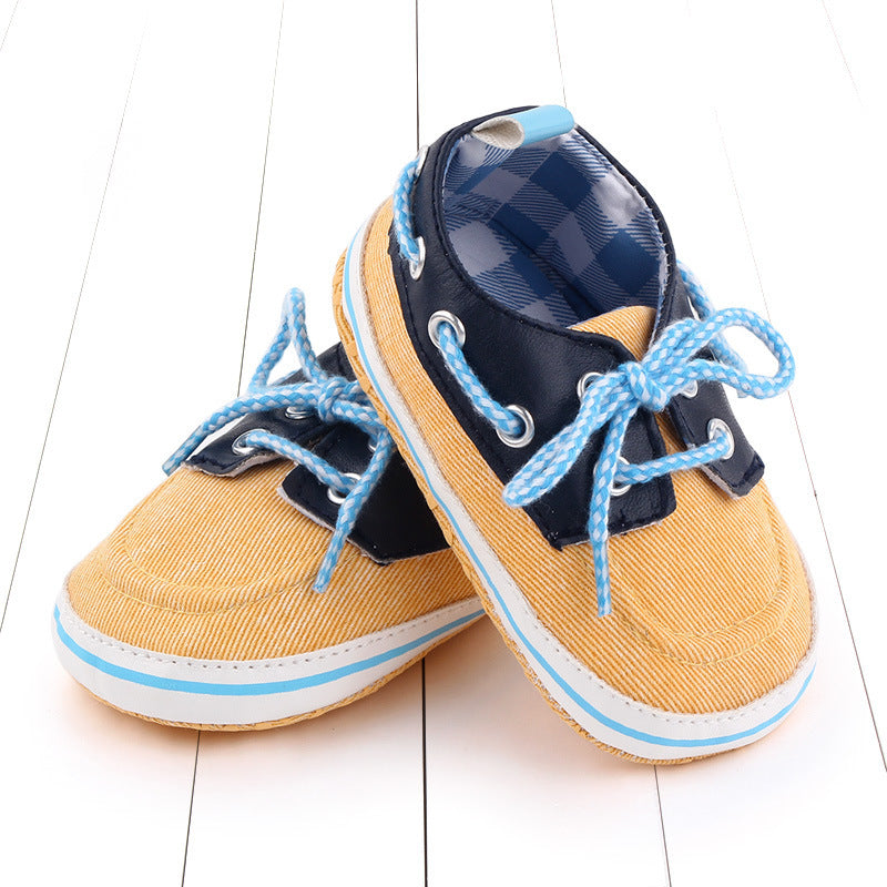 Infant first shoes with non-slip safety design