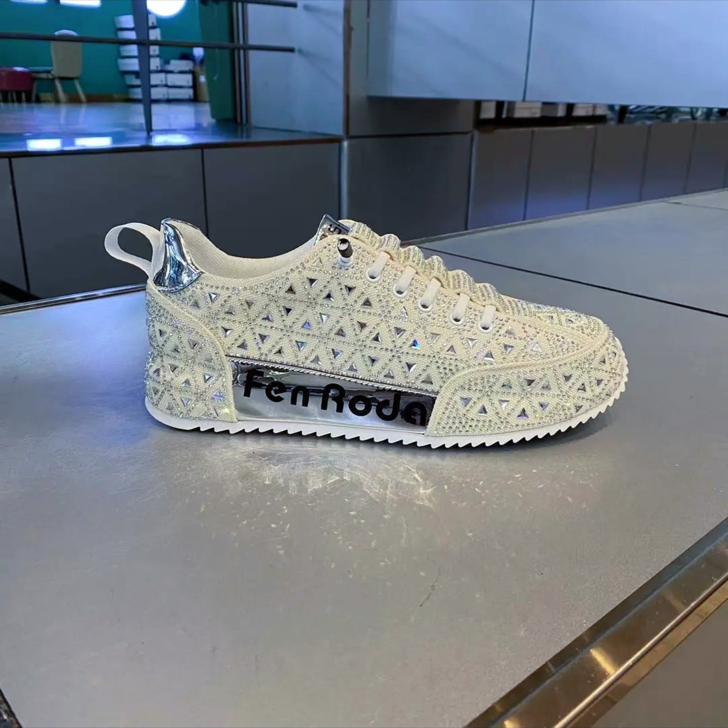 Trendy Men's Sneakers front view showing modern design