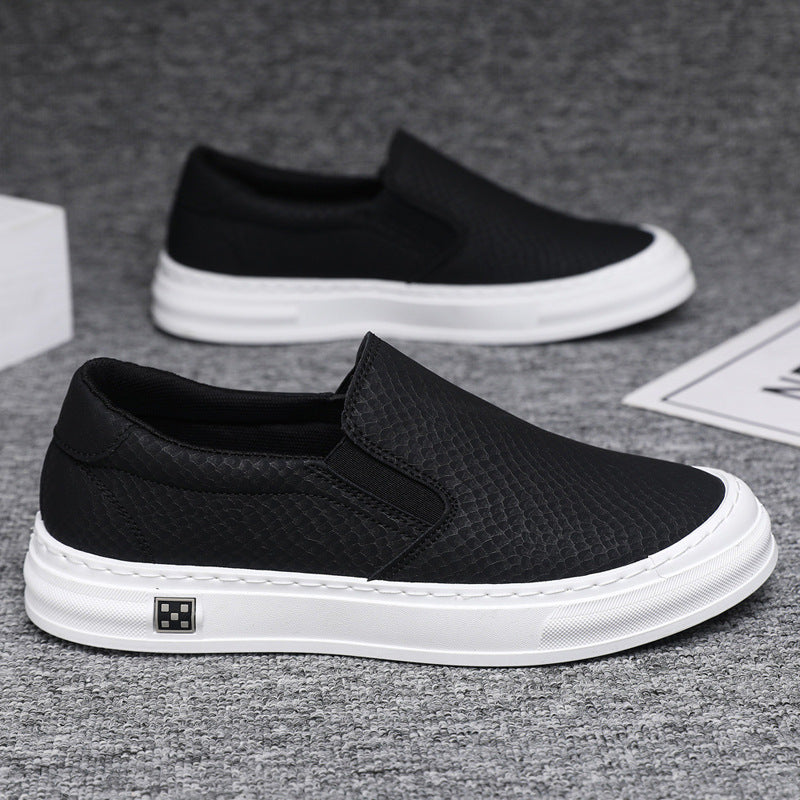 Side view of Men’s Slip-on Sneakers showing flexible sole