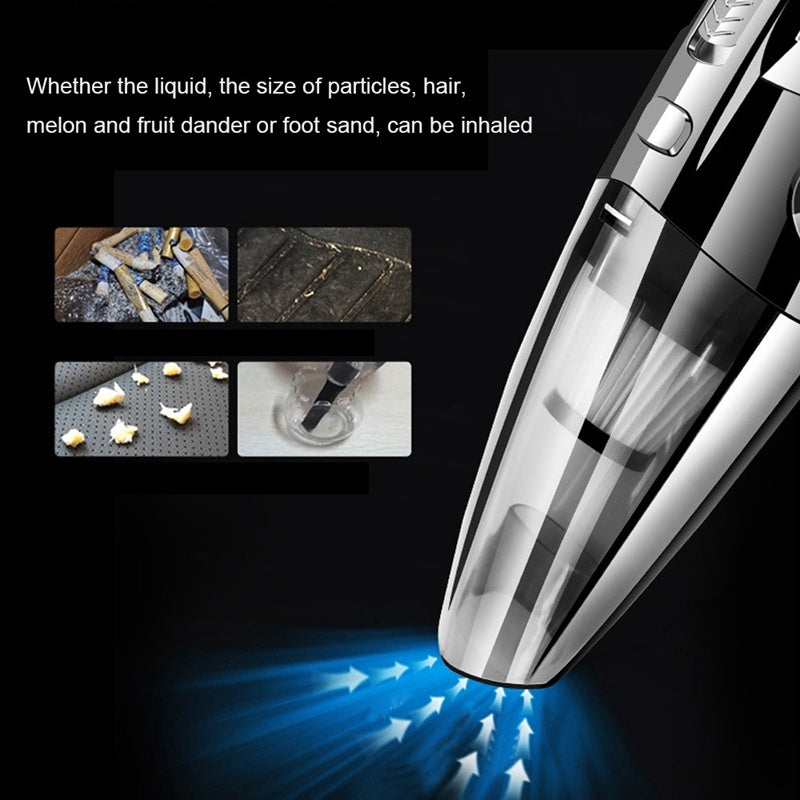 Portable Rechargeable Vacuum Cleaner cleaning tight corners