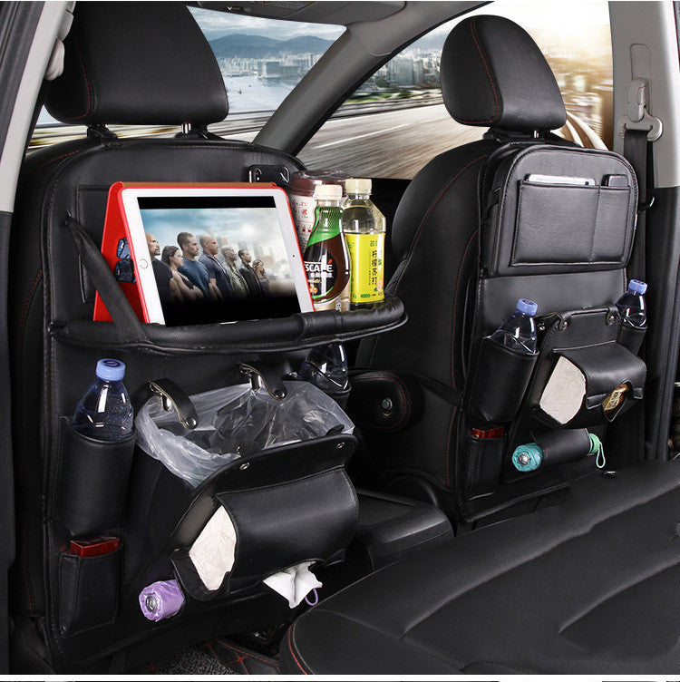 PU Leather Car Storage Bag in luxury car setup Prestigious™