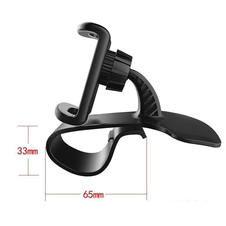 Close-up of Car Phone Navigation Mount Secure & Adjustable holding smartphone