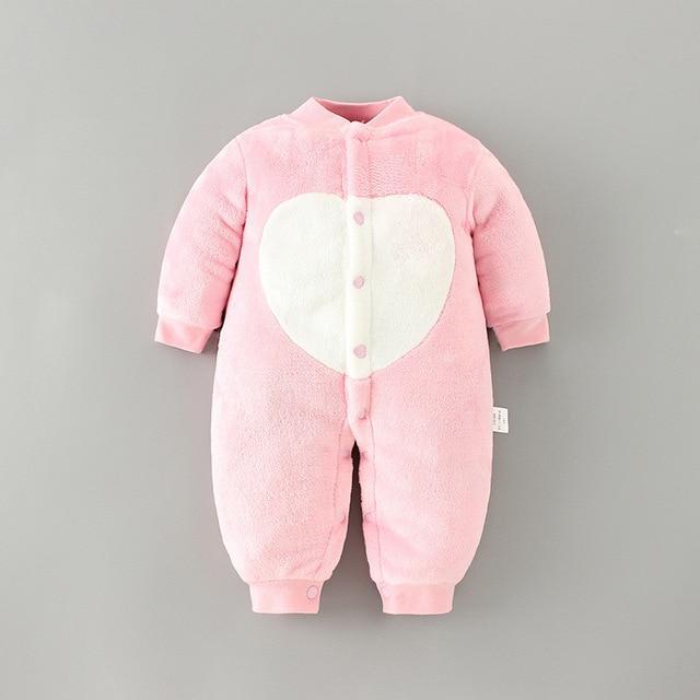 Baby Flannel Jumpsuit machine washable material