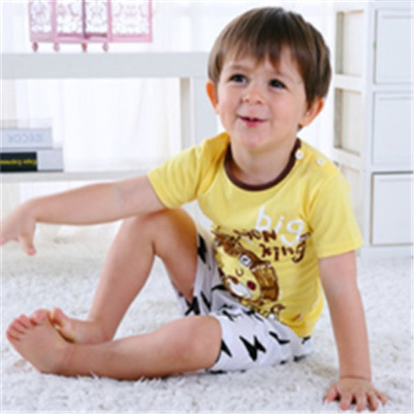 Baby Cartoon Summer T-Shirt & Clothing Set lightweight material