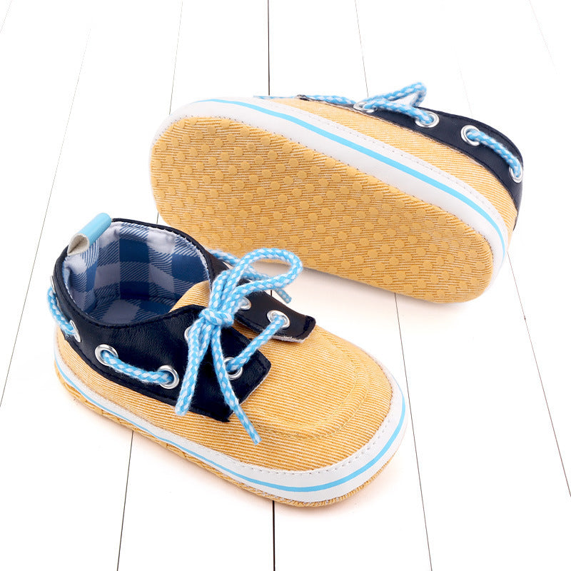 Toddler shoes for boys with soft soles and secure grip