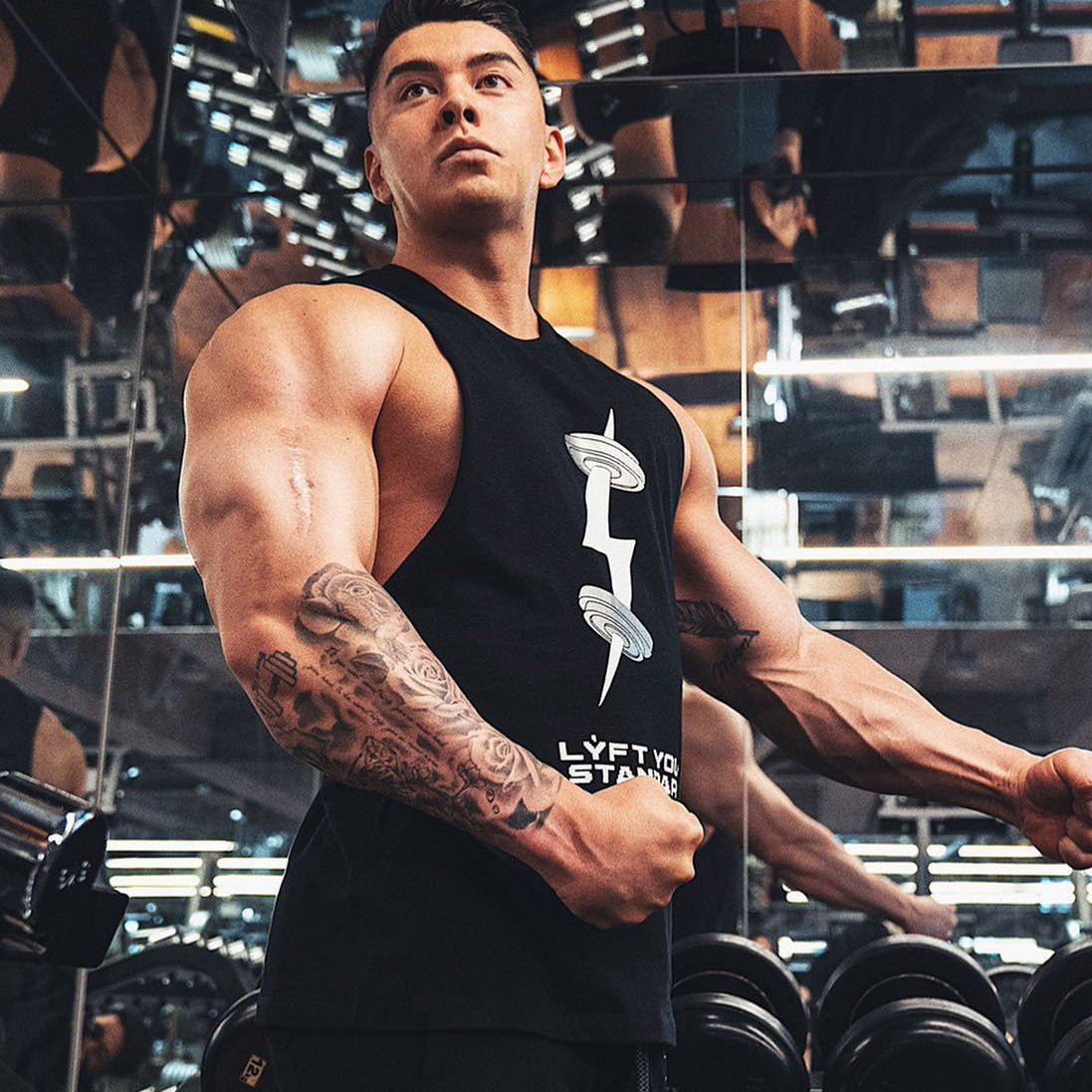 Muscle Fitness Brothers Athleisure Tank Top front view