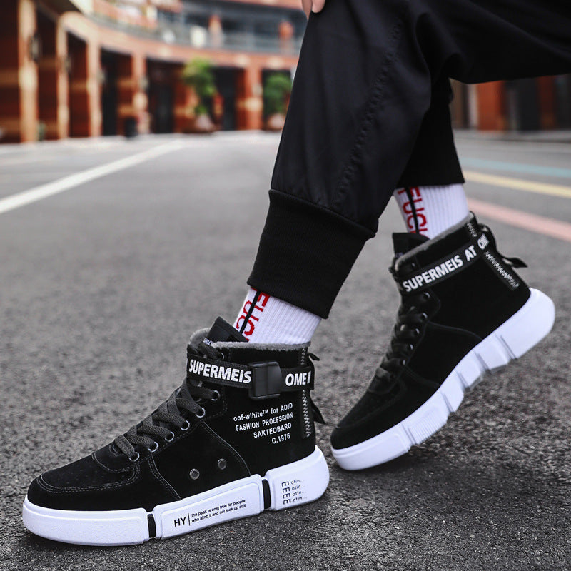 British style trainers made with premium leather