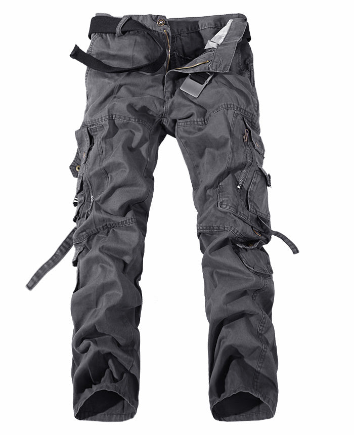 Cargo pants men with multiple storage pockets