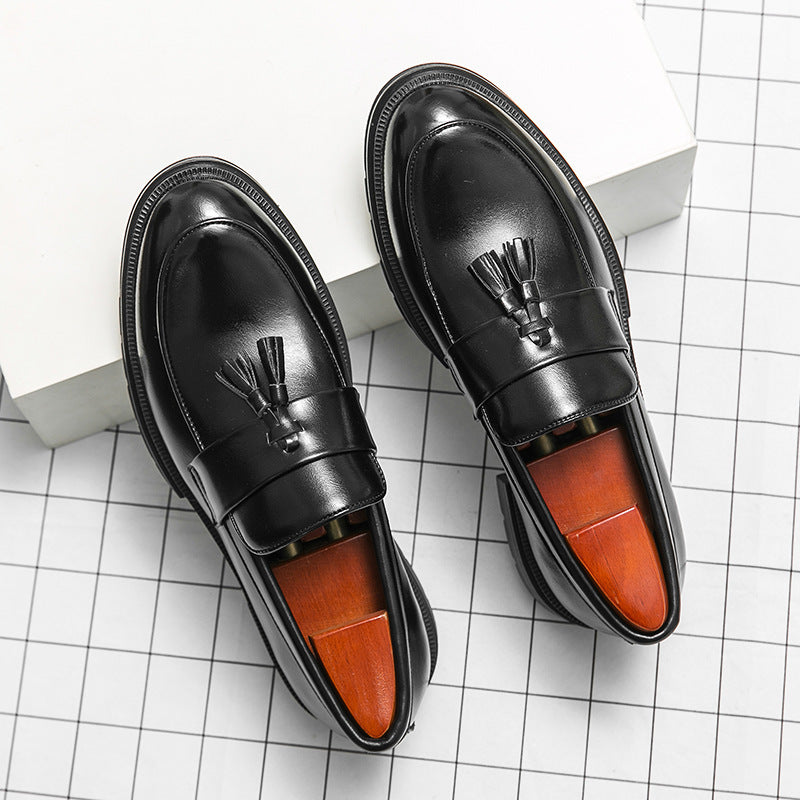 Slip-on design of Men’s Tassel Loafers for comfort