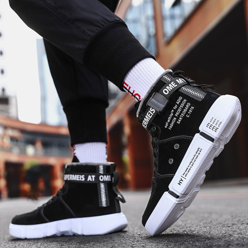 Heritage leather sneakers with breathable upper