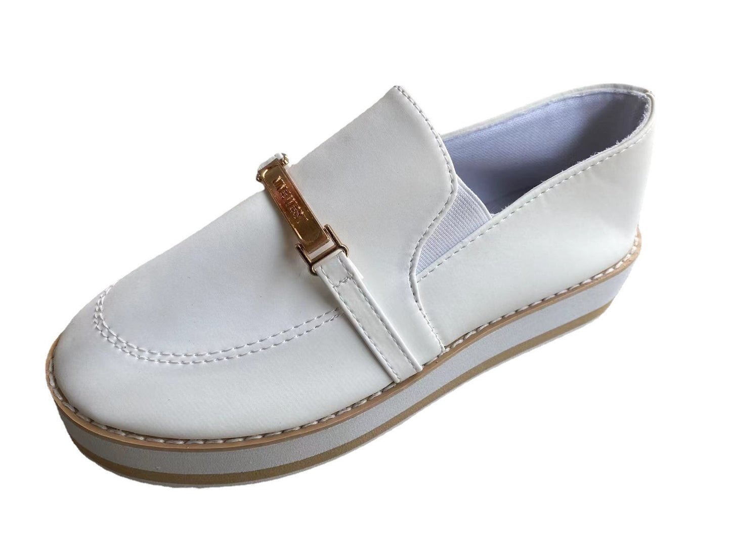 Elevated sole detail of Women’s Slip-On Platforms shoes