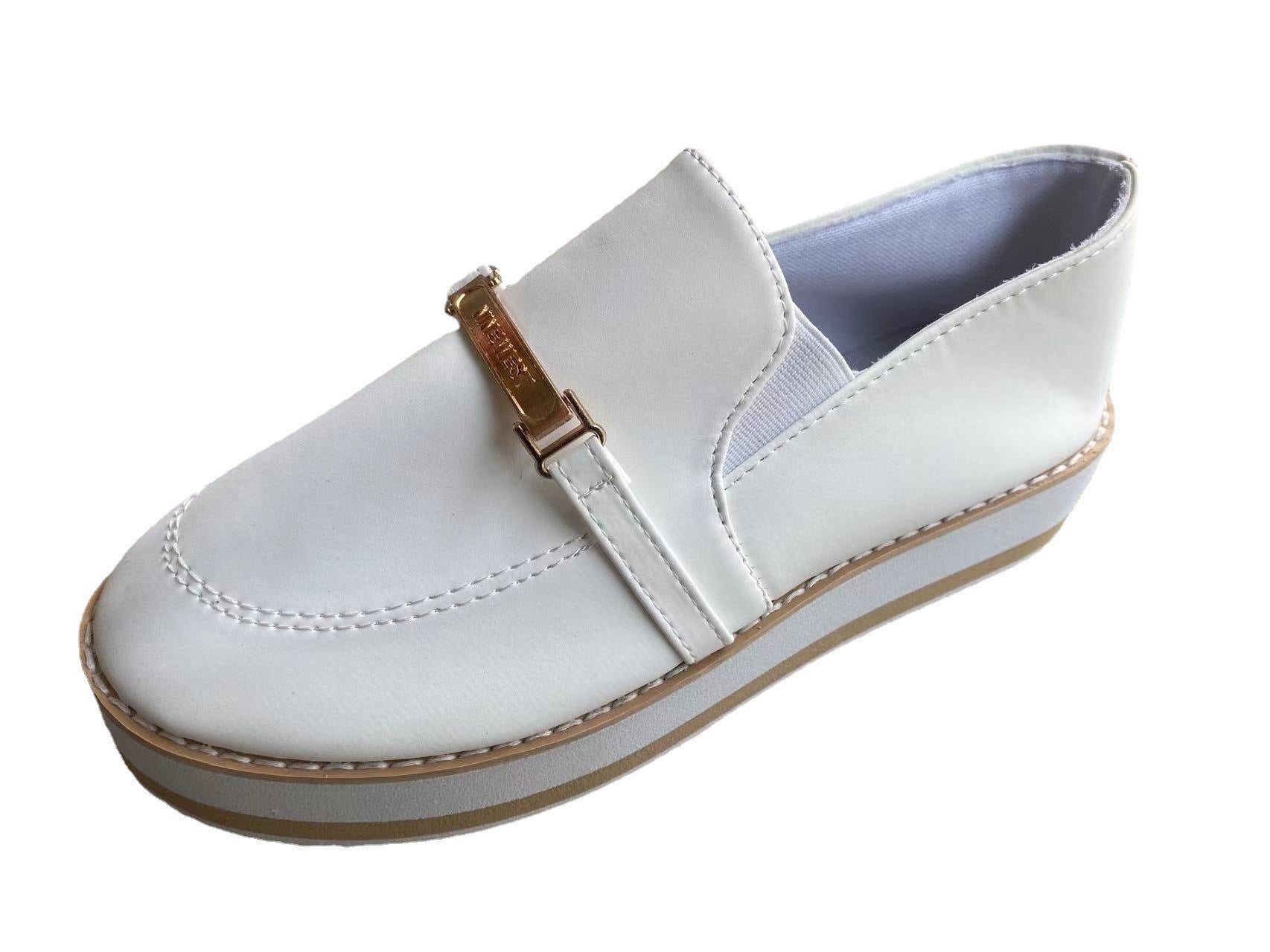 Elevated sole detail of Women’s Slip-On Platforms shoes