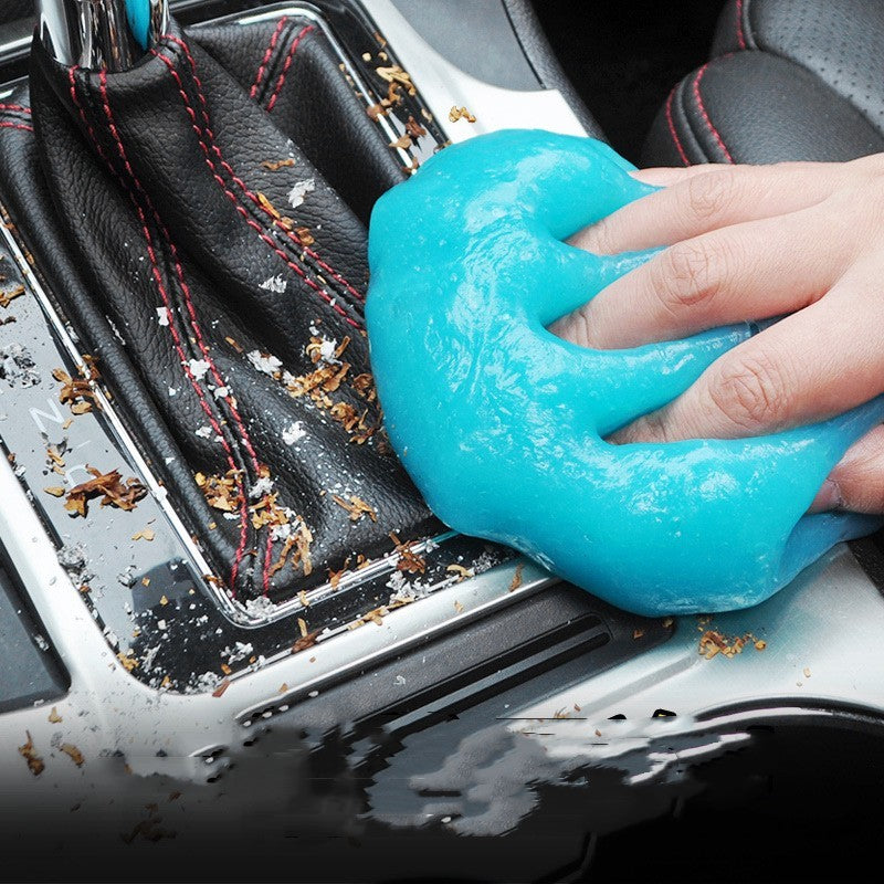 Soft Gel Car Air Vent Cleaner used on dashboard surfaces