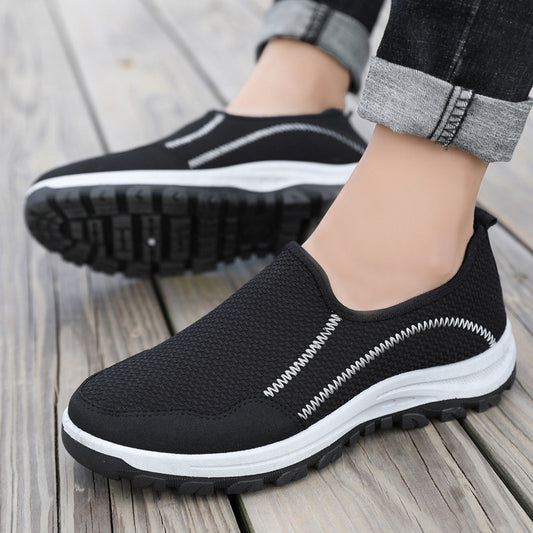 Men’s Lightweight Flat Slip-on Sneakers front view