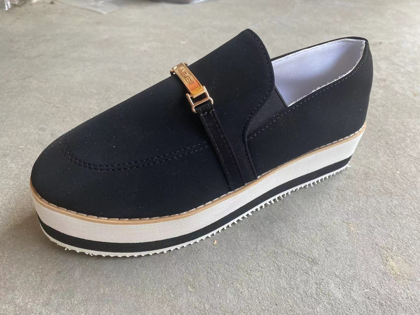 Top view of Women’s Slip-On Platforms with slip-on design