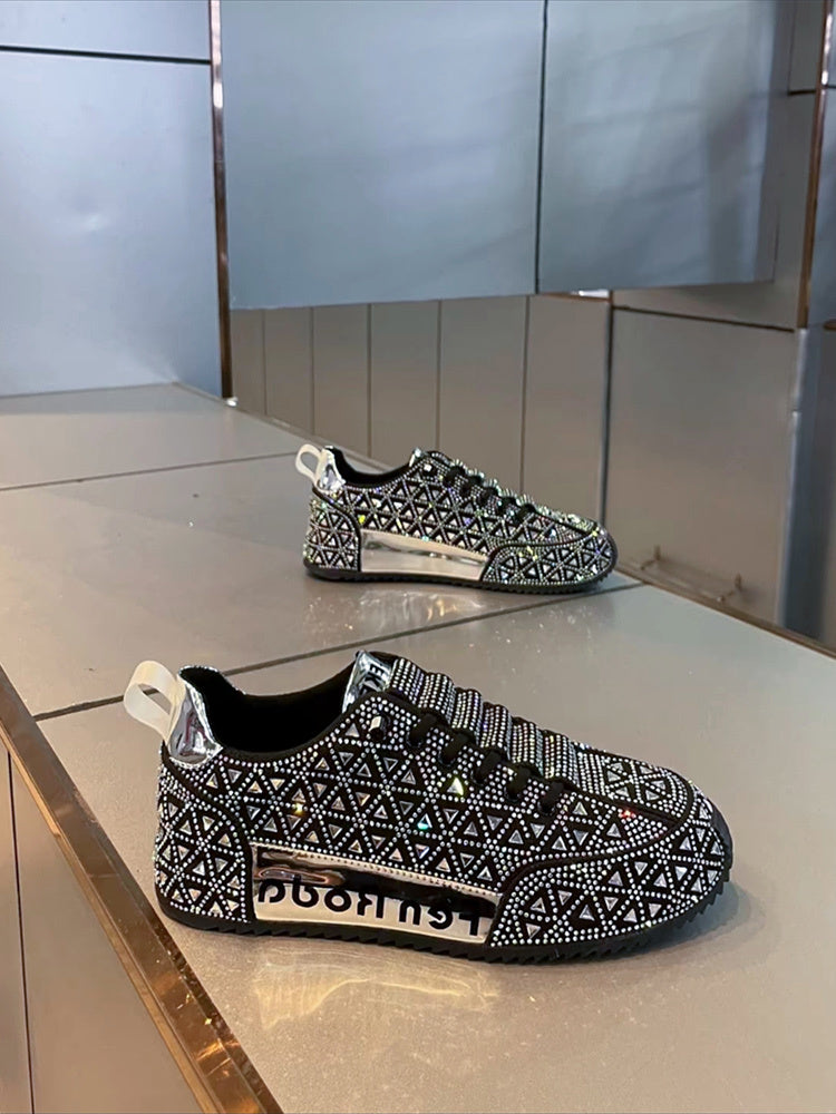 Lifestyle image of Trendy Men's Sneakers in motion